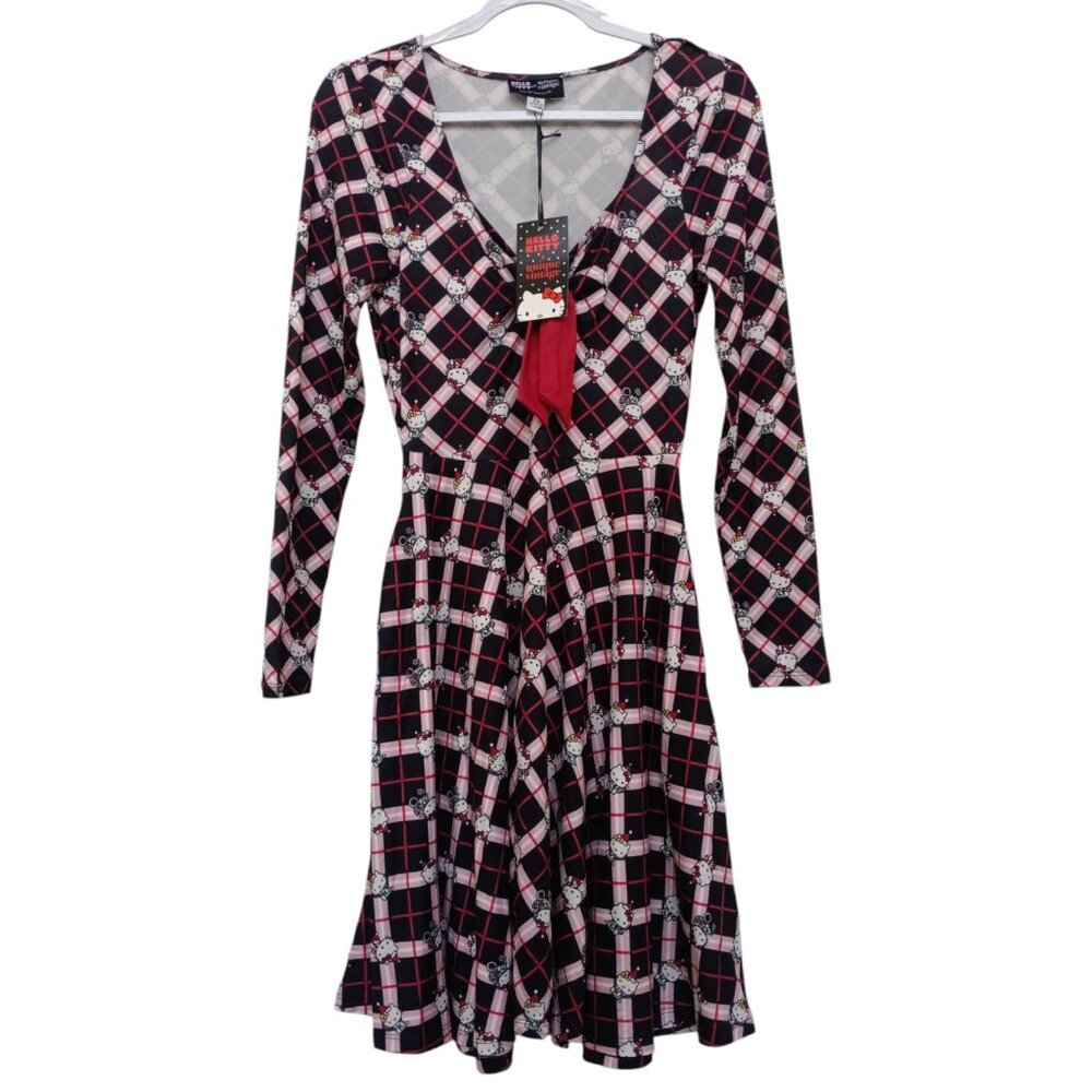 Unique Vintage x Hello Kitty Dress Christmas Size MEDIUM 6/8 New NWT